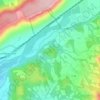 Puy Bernard topographic map, elevation, terrain