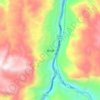 寿山镇 topographic map, elevation, terrain