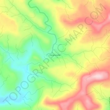 Despraiado topographic map, elevation, terrain