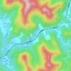 城口 topographic map, elevation, terrain