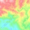 Pagergunung topographic map, elevation, terrain