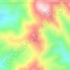 Chicken Peak topographic map, elevation, terrain