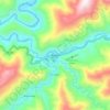 Kiteni topographic map, elevation, terrain