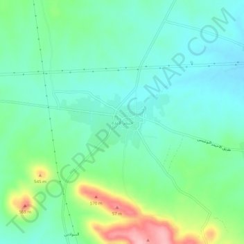 Himar Labda topographic map, elevation, terrain