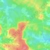 Pimpine topographic map, elevation, terrain