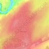 Auchencorth Moss topographic map, elevation, terrain