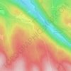 Le Haut Rain topographic map, elevation, terrain