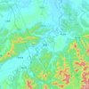 泾县 topographic map, elevation, terrain