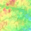 Brookeville Heights topographic map, elevation, terrain