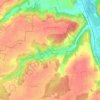 Faÿ-lès-Nemours topographic map, elevation, terrain