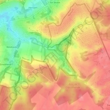 Sept-Fontaines topographic map, elevation, terrain