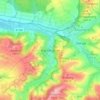 Brochthausen topographic map, elevation, terrain