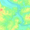 Haochong topographic map, elevation, terrain