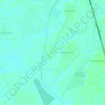 Munikhera topographic map, elevation, terrain