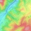 Werdenberg topographic map, elevation, terrain