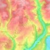 Bernbrunn topographic map, elevation, terrain