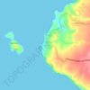 La Islilla topographic map, elevation, terrain