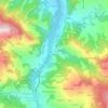 Recesio topographic map, elevation, terrain