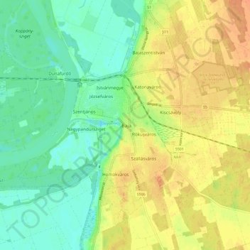 Frankenstadt topographic map, elevation, terrain