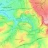 Hawne topographic map, elevation, terrain
