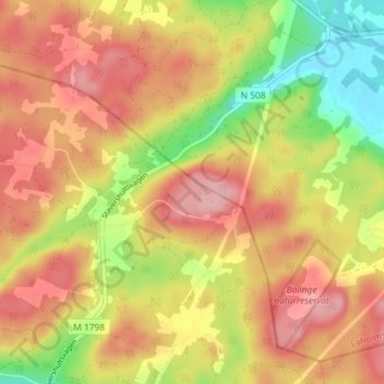 Fyren topographic map, elevation, terrain