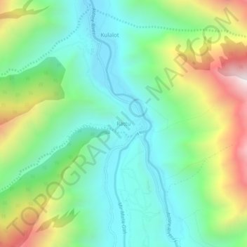 Rattu topographic map, elevation, terrain