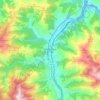 La Pola topographic map, elevation, terrain