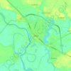 Yasothon topographic map, elevation, terrain