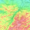 Bruselas topographic map, elevation, terrain