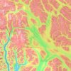 Kitmat-Stikine topographic map, elevation, terrain