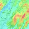 Begby topographic map, elevation, terrain