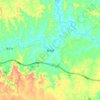 Saima topographic map, elevation, terrain