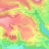Treizanches topographic map, elevation, terrain