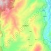 保安藏族乡 topographic map, elevation, terrain