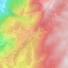 Le Faz topographic map, elevation, terrain