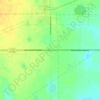 Arkansas Junction topographic map, elevation, terrain