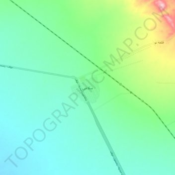 Salami topographic map, elevation, terrain