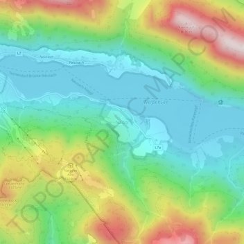 Naggl topographic map, elevation, terrain