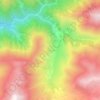 Demirkapı topographic map, elevation, terrain