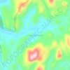 Polgahakumbura topographic map, elevation, terrain