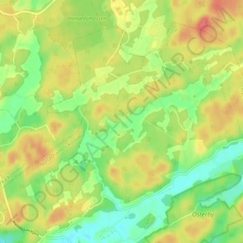 Pipartorp topographic map, elevation, terrain