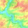 L'Ouche à Coulon topographic map, elevation, terrain