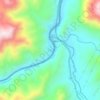 Irra topographic map, elevation, terrain