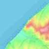 Cap Blanc Nez topographic map, elevation, terrain