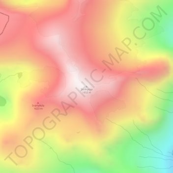 Stolhyrna topographic map, elevation, terrain