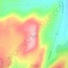 Gruggandoo topographic map, elevation, terrain