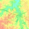 Mexico topographic map, elevation, terrain