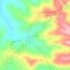 Guairacá topographic map, elevation, terrain