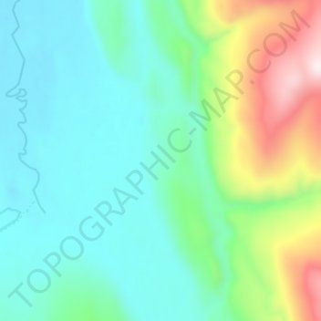 Livingstone Creek topographic map, elevation, terrain