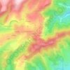 Le Recou topographic map, elevation, terrain